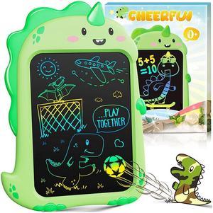 Toys Kids Writing Tablet - 3 4 5 6 Year Old Boys Girls Toys, Erasable LCD Writing Tablet 8.5" Drawing Board, Dinosaur Toys Kids Road Travel Toys Learning Pad Birthday Gifts (Green)