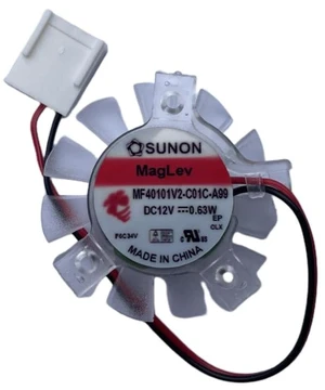 For MF40101V2-C01C-A99 37mm Pitch 12V 0.63W 20*26*26mm Graphics Card Silent Fan For MF40101V2-C01C-A99 37mm Pitch 12V 0.63W 20*26*26mm Graphics Card Silent Fan