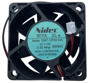 New D06T-12PS5 03A DC12V 0.32A 2-Pin Square Cooling Fan New D06T-12PS5 03A DC12V 0.32A 2-Pin Square Cooling Fan
