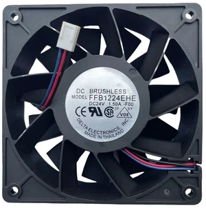 New FFB1224EHE DC 24V 1.50A 12038 12cm 120mm 3- Wire Server Square Strong Wind Cooling Fan New FFB1224EHE DC 24V 1.50A 12038 12cm 120mm 3- Wire Server Square Strong Wind Cooling Fan