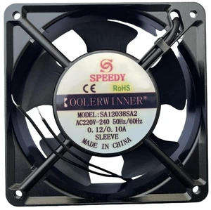 New for Speedy SA12038SA2 AC 220-240V 0.12/0.1A 120 * 120 * 38mm 2-Wire Server Cooler Fan New for Speedy SA12038SA2 AC 220-240V 0.12/0.1A 120 * 120 * 38mm 2-Wire Server Cooler Fan