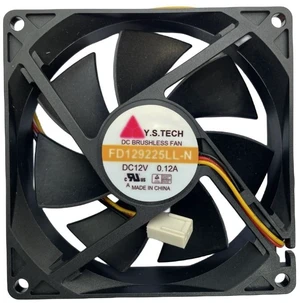 for Y.S TECH FD129225LL-N DC 12V 0.12A 90 * 90 * 25mm 3-Wire Square Server Cooling Fan for Y.S TECH FD129225LL-N DC 12V 0.12A 90 * 90 * 25mm 3-Wire Square Server Cooling Fan