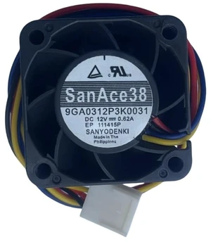 for SANYO Denki 9GA0312P3K0031 DC12V 0.62A 38 * 38 * 28mm Server Cooler Fan for SANYO Denki 9GA0312P3K0031 DC12V 0.62A 38 * 38 * 28mm Server Cooler Fan