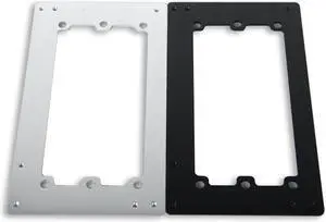 Desktop ATX Power Supply Baffle Computer Small Chassis SFX Power to ATX Bracket MATX Conversion Frame(Silevr)