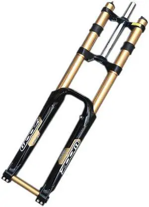 26"er Downhill DH Mountain Fit MTB Bike Bicycle Fork Travel 180mm Axle 20mm(B)