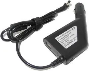 19V 3.42A 65W 5.5mm*2.5mm Dc Power Car Adapter Charger for Toshiba Laptop 5V 2.1A USB Phone Charger
