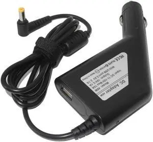 40W 19V 2.15A Dc Car Charger Laptop Power Adapter for Aspire One 521 522 532H 533 722 725 753 756 D257 D260 D270