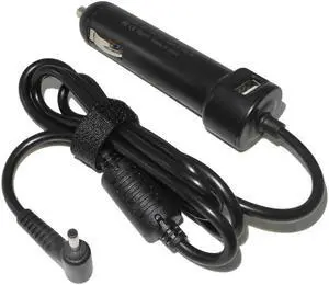 19V 3.0*1.1mm Universal Laptop Dc Car Charger Power Supply Adapter for Noteboooks 5.1V 2.1A USB Phone Charger