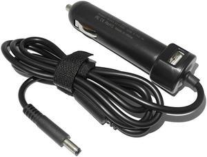 19.5V 3.34A 65W DC Car Charger Laptop Power Adapter for Inspiron 11 3147 13 7347 15SR-1528B 15 5555 Vostro 15 3568