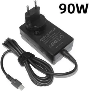 PD 65W 90W Charger 20V Type C Ac Power Adapter for MacBook T480 T480s T580 Spectre x360 USB-C Adapter