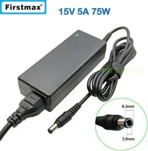 15V 5A 75W laptop AC adapter charger for Toshiba Satellite Pro 4380 485 495 6050 6100 6300 A10 C A120 M15 S300 S300M