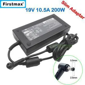 Slim Laptop Charger 19V 10.5A AC Adapter for Gigabyte Aorus X5 v3 v4 v5 v6 v7 v8 x5 v8-CF1 v8-CL4D P35X v5 v6 v7 A12-200P1A