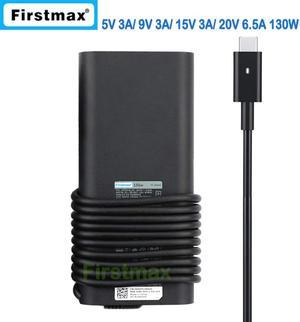 130W usb-c Type c 20v 6.5A laptop charger for Latitude 15 5511 5520 5521 5531 Vostro 16 7620 Portable Power Supply