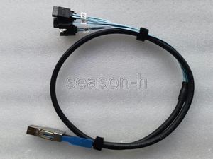 Mini SAS HD SFF-8644 to 4 SATA 7Pin 6Gbps Hard Disk Data Server Cable
