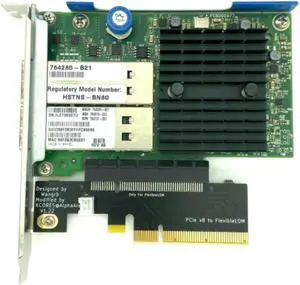 764285-B21 10GB/40GB 2-PORT 544FLR QSFP ADPTR - PCI-E 8x Full Height