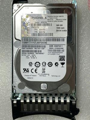 42d0756 42d0752 42d0753 500gb 7.2k SFF 2.5"SATA HDD