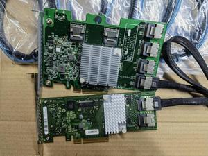 03X3834 6Gbps SAS SATA HBA LSI JBOD 24 PORT +  9211-8I HBA card+4pcs 8087-sata cable
