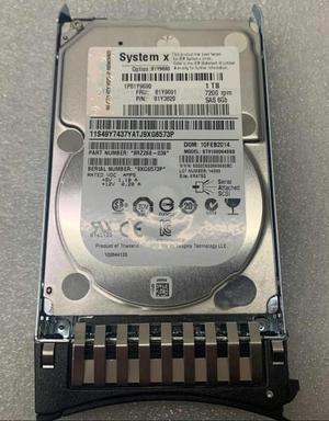 81Y9690 81Y9691 81Y3820 1TB 7.2K 6GBPS 2.5IN SFF NL SAS HARD DRIVE