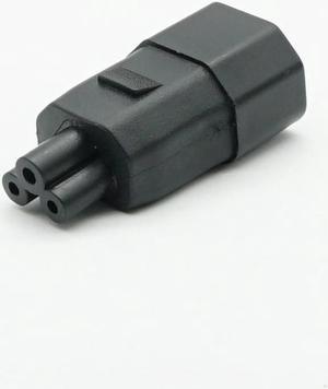 IEC 320 C14 male to IEC C5 AC adapter C14 to C5 Adapter AC Power Plug Adapter