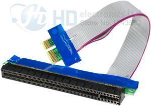 2014 hot deal  PCIe Express x1 to x16 Adapter Extender Cable 19cm 1X To 16X pcie 1x to 16x cable riser card