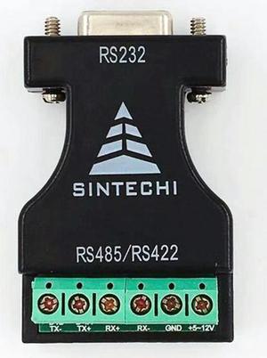 DB9 RS232 to RS422 Converter Com adapter RS-232 to RS485 Integrated connector serial to 232-485/422 communication Full duplex