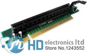 PCI-E PCI Express x16 to x16 90 Degree Right Angle Riser Card For 1U 2U PC