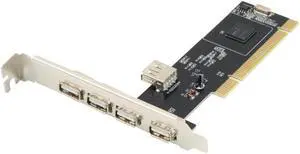 5 Ports USB 2.0 PCI HUB CARD NEC PCI Controller Card ADAPTER PCI usb expansion card 480Mbps Wholesale