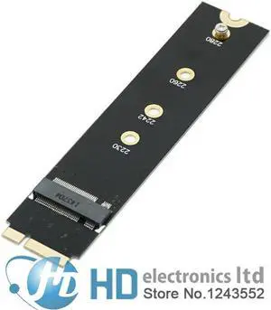 adapter card to 7+17 PIN 64G 128G 256G 512G M.2 NGFF SSD for 2012 MacBook Air A1465 A1466 MD223 MD224 MD231 MD232 8+18pin