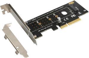 DIEWU PCI-E PCI Express 3.0 X4 to NVME M.2 M KEY NGFF SSD pcie riser card