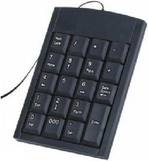 USB 19 Keys Keypad Numeric Keyboard Multifunction Wired Number Calculator For Laptop Easy To Use win7 usb numpad