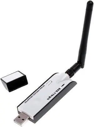 1PCS Mini USB 802.11b/g/n 300M Wireless LAN Adapter with Detachable Antenna Network Card Wholesale