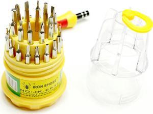 (1 set) 31 in 1 Screwdriver Set HQ Tools Repair Open Cell Phone PC Notebook Jackly 6036 A