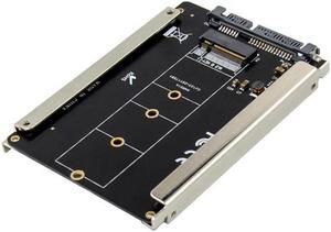 B+M Key M.2 NGFF SSD To 2.5 SATA 6Gb/s Adapter Card With Enclosure Socket M2 NGFF Adapter bkey to sata case