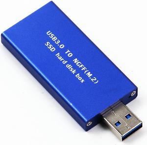 Compact USB 3.0 USB3.0 to M.2 NGFF B Key SSD 2230 2242 Adapter Card Converter Enclosure Case Cover Box