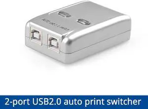 USB2.0 Auto Selector Switch Printer 2 Port  Flash Driver Mouse Sharing Switcher Hotkey Software Control  MT-SW221-CH