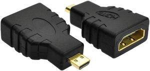 10 pcs/lot HDMI Female to Micro HDMI Type D Male Adapter F/M Converter Connector HD TV Camera for hdmi adapter
