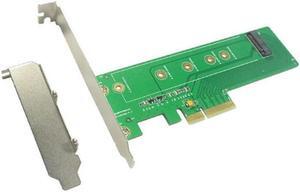M.2 NGFF (M Key) SSD TO PCIE x4 converter card supports type 22110, 2280, 2260, 2242 and 2230 SSD
