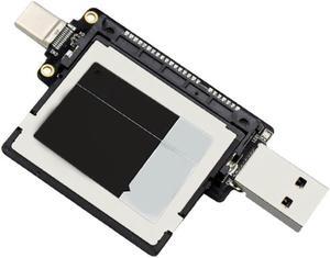 CFE High Speed  Cfast Card Reader with Dual Interface USB3.1 Type-A and Type-C for Fast Data Transfer for pc and phone