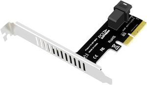 PCI Express To SFF-8643 Adapter For PCIe NVMe U.2 SSD - U.2 2.5" NVMe SSD Adapter PCIE 4X Adapter,Compatible With X4 X6 X8 Slot