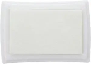 7.2 x 5.2 x 2.1 cm Teachers Ink Stamp and Pad Kids Toy - White