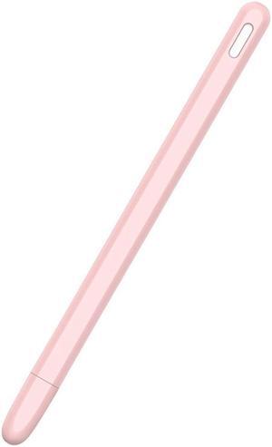 Tablet Press Stylus Pen Protective Cover for Pencil 2 Cases Portable Soft Silicone Pencil Case Accessory Pink