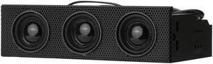 STW 9005 5.25" Stereo Surround Speaker PC Front Panel Computer Case Built-in Mic Music Loudspeakers
