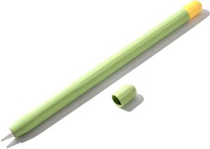 For Pencil 1St Generation Pen Cover Double-Spell Silicone Pencil Case Stylus Pen Case Protective Cover Green