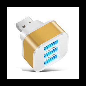 USB2.0 HUB Splitter Quick Charge 3 Ports USB Expander for Phone Tablet Laptop PC Chargers Adapter with LED Indicator-B