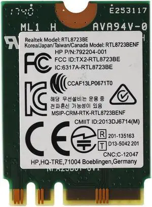 Wireless Adapter For Realtek RTL8723BE 802.11N Card Bluetooth 4.0 NGFF Card SPS 843338-001 300Mbps