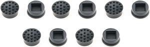 10Pcs Laptop Keyboard Trackpoint Pointer Mouse Stick Point Cap for Laptop Keyboard Trackpoint Little Dot Cap, Black