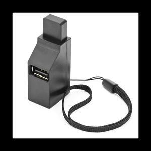 Portable Multi-Interface Hub Splitter USB3.0 High-Speed Hub Black