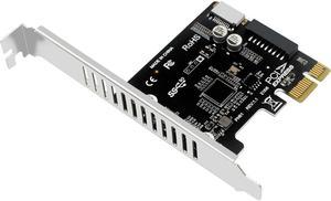 PCI Express Card Type-E Expansion Card PCI-E To USB3.0 (19/20 pin) Converter Card pcie Type-E Front Panel Type-C Expansion Card