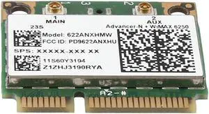 6250AN 622ANXHMW Card 300Mbps 2.4G & 5G Adapter For /Advanced-N 6250