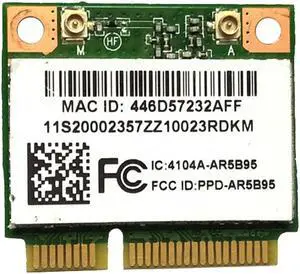 AR5B95 AR9285 Wireless Network Card 2.4G 150Mbps PCI-E Half-Height Built-In Network Card For X230 G460